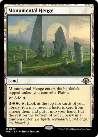 Monumental Henge (Modern Horizons 3) Near Mint Foil