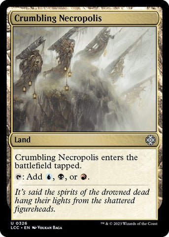 Crumbling Necropolis (Commander: The Lost Caverns of Ixalan) Near Mint