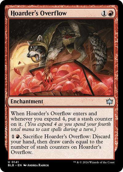 Hoarder's Overflow (Bloomburrow) Near Mint