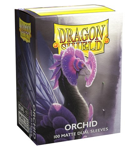 Dragon Shield Dual Matte Standard Sleeves Orchid (100-Pack) (Dragon Shield) New