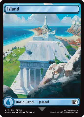Island (0299) (Universes Beyond: FINAL FANTASY) Near Mint Foil