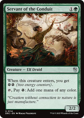 Servant of the Conduit (Commander: Aetherdrift) Near Mint