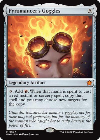 Pyromancer's Goggles (Foundations) Near Mint