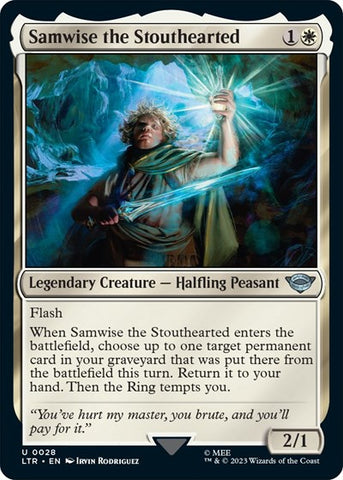 Samwise the Stouthearted (Universes Beyond: The Lord of the Rings: Tales of Middle-earth) Near Mint Foil