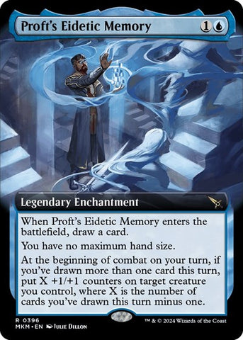 Proft's Eidetic Memory (Extended Art) (Murders at Karlov Manor) Near Mint Foil