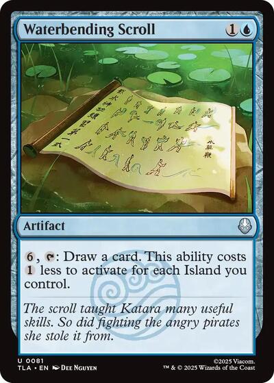 Waterbending Scroll (Avatar: The Last Airbender) Near Mint Foil