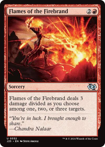 Flames of the Firebrand (Foundations Jumpstart) Near Mint
