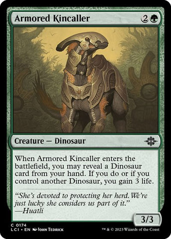 Armored Kincaller (The Lost Caverns of Ixalan) Near Mint Foil