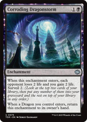 Corroding Dragonstorm (Tarkir: Dragonstorm) Near Mint