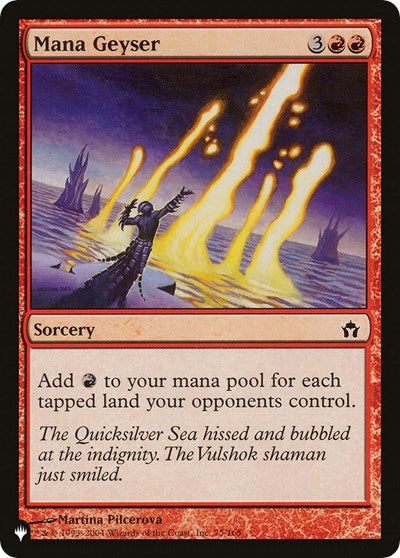 Mana Geyser (The List) Near Mint