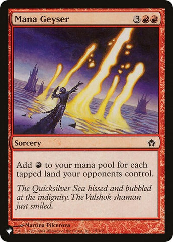 Mana Geyser (The List) Near Mint