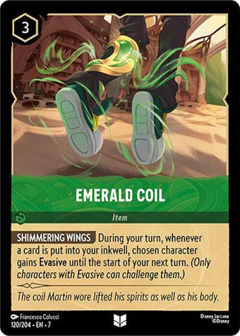 Emerald Coil (Archazia's Island) Near Mint