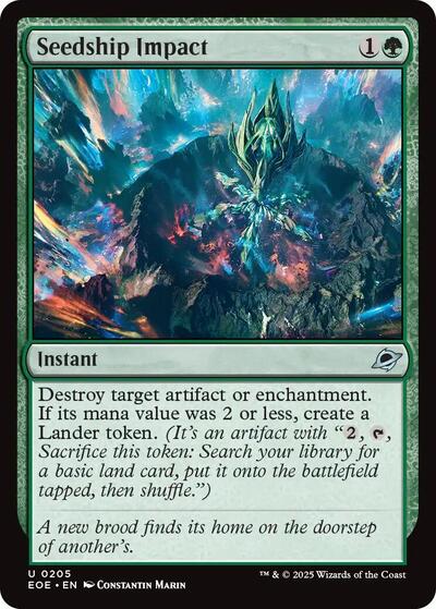 Seedship Impact (Edge of Eternities) Near Mint Foil