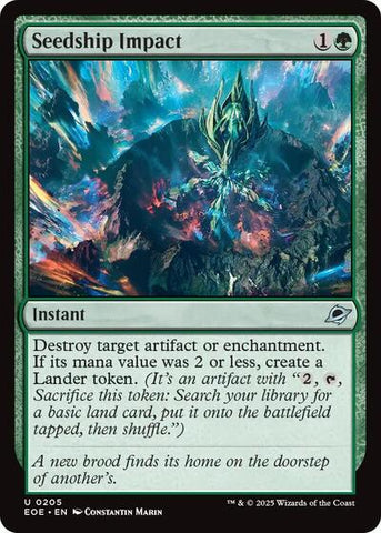 Seedship Impact (Edge of Eternities) Near Mint Foil