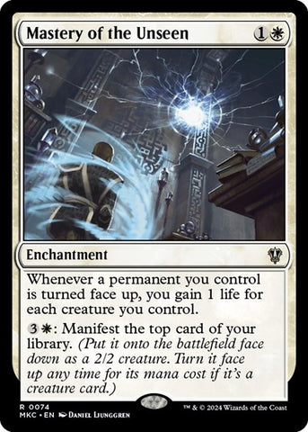 Mastery of the Unseen (Commander: Murders at Karlov Manor) Near Mint