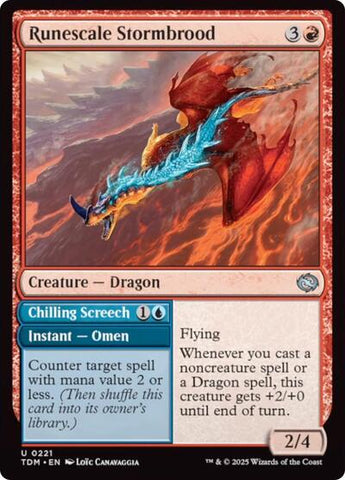 Runescale Stormbrood (Tarkir: Dragonstorm) Near Mint
