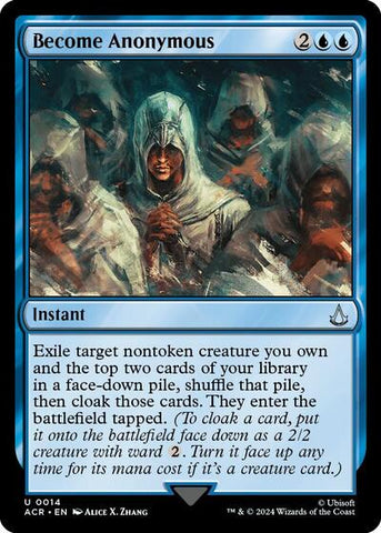 Become Anonymous (Universes Beyond: Assassin's Creed) Near Mint Foil