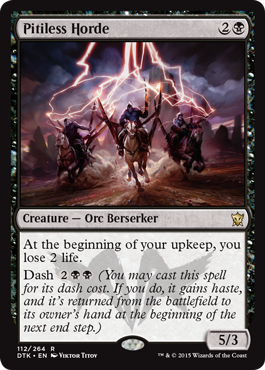 Pitiless Horde (Dragons of Tarkir) Near Mint