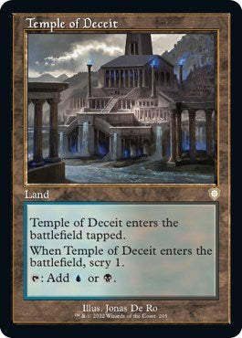 Temple of Deceit (Commander: The Brothers' War) Near Mint