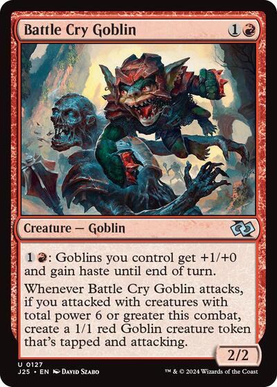 Battle Cry Goblin (Foundations Jumpstart) Near Mint