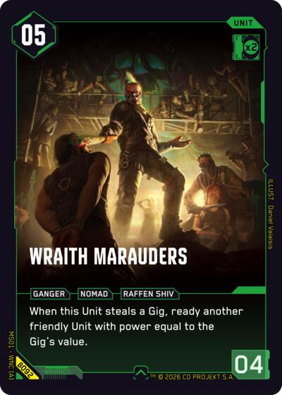 Wraith Marauders (Welcome to Night City - Beta) Near Mint