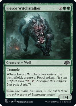 Fierce Witchstalker (Jumpstart 2022) Near Mint