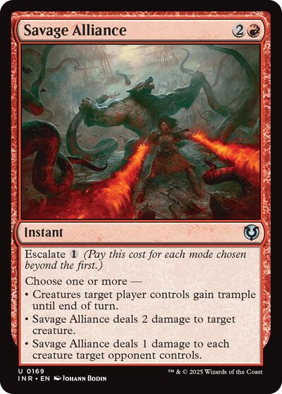 Savage Alliance (Innistrad Remastered) Near Mint Foil