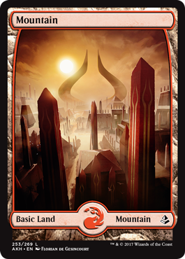 Mountain (253) (Amonkhet) Near Mint