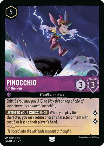 Pinocchio - On the Run (Rise of the Floodborn) Near Mint