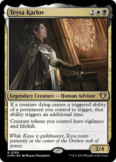 Teysa Karlov (Commander Masters) Light Play Foil