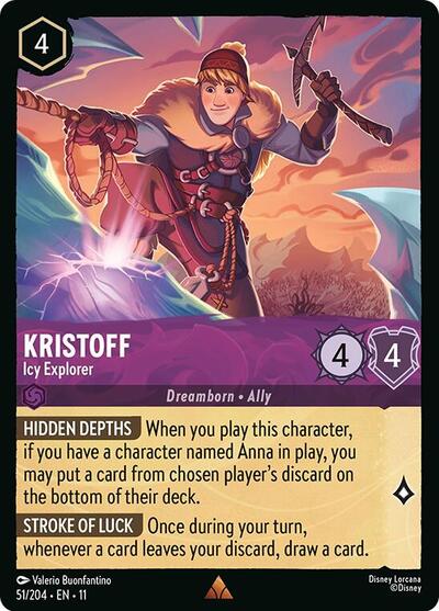 Kristoff - Icy Explorer (Winterspell) Near Mint