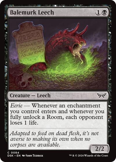 Balemurk Leech (Duskmourn: House of Horror) Near Mint Foil