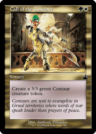 Call of the Conclave (Retro Frame) (Ravnica Remastered) Near Mint