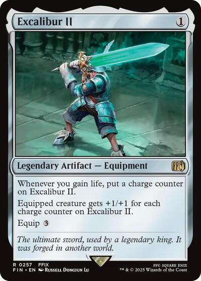 Excalibur II (Universes Beyond: FINAL FANTASY) Near Mint Foil