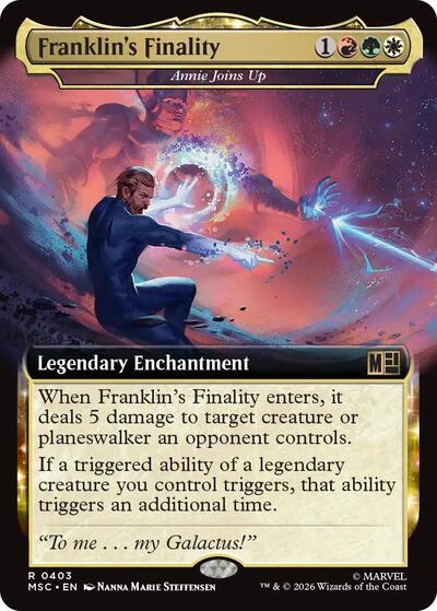 Franklin's Finality - Annie Joins Up (Extended Art) (Commander: Marvel Super Heroes) Near Mint
