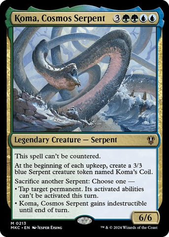 Koma, Cosmos Serpent (Commander: Murders at Karlov Manor) Near Mint