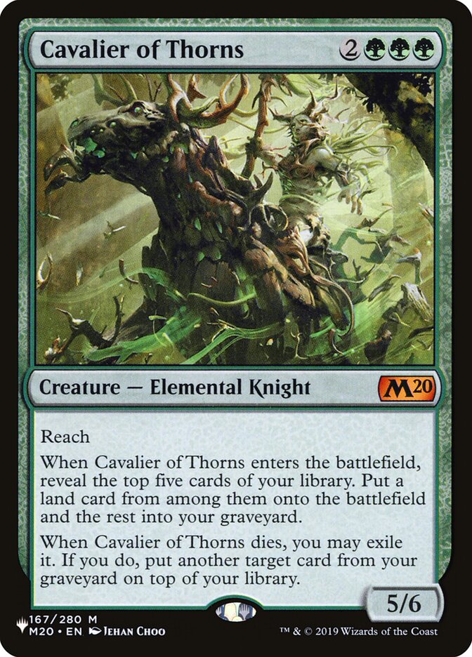 Cavalier of Thorns (The List) Near Mint