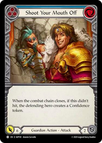 Shoot Your Mouth Off (Blue) (Super Slam) Near Mint