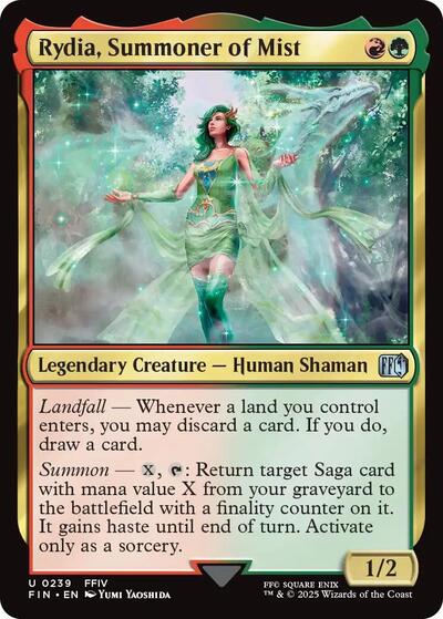 Rydia, Summoner of Mist (Universes Beyond: FINAL FANTASY) Near Mint Foil