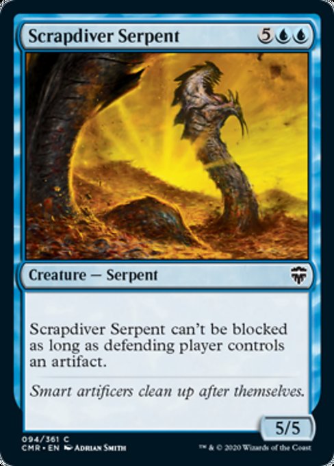 Scrapdiver Serpent (Commander Legends) Near Mint Foil