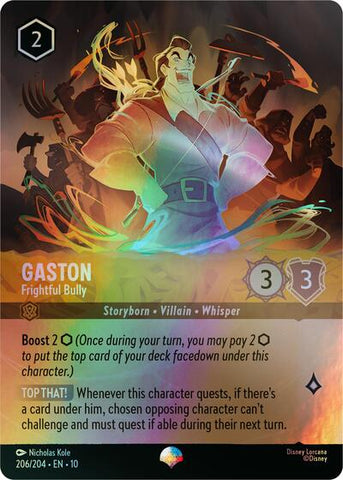 Gaston - Frightful Bully (Epic) (Whispers in the Well) Near Mint Holofoil