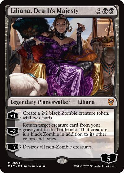 Liliana, Death's Majesty (Commander: Aetherdrift) Near Mint
