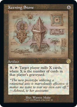 Keening Stone (Schematic) (The Brothers' War: Retro Frame Artifacts) Near Mint