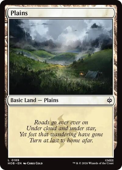 Plains (0189) (The Hobbit) Near Mint Foil