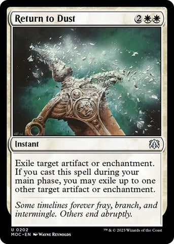 Return to Dust (Commander: March of the Machine) Near Mint