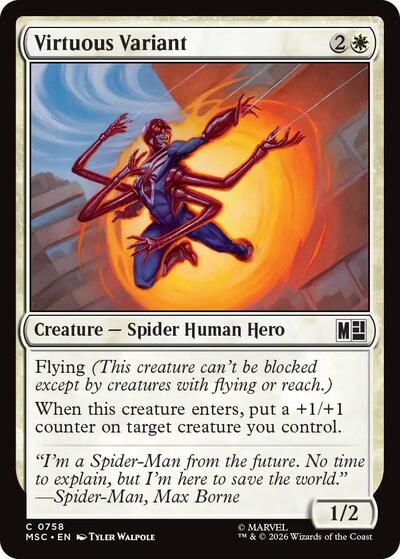 Virtuous Variant (Commander: Marvel Super Heroes) Near Mint Foil