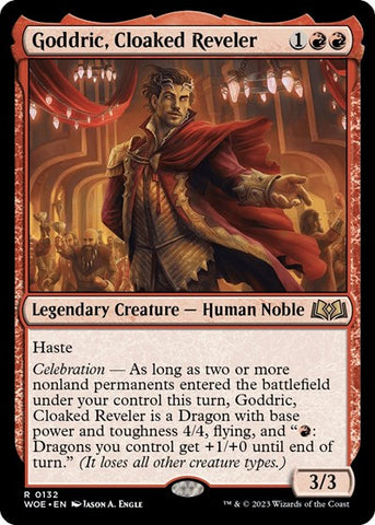 Goddric, Cloaked Reveler (Wilds of Eldraine) Near Mint Foil