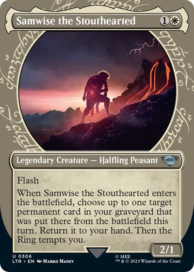 Samwise the Stouthearted (Showcase) (Universes Beyond: The Lord of the Rings: Tales of Middle-earth) Near Mint