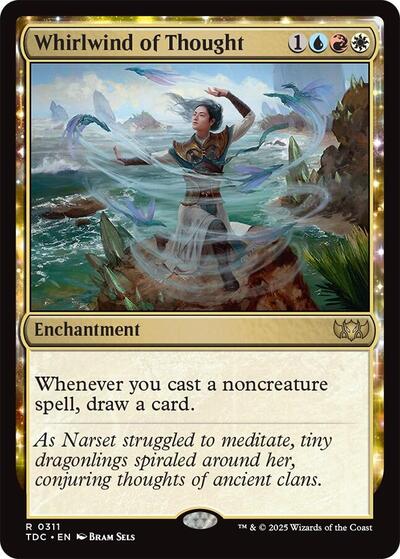 Whirlwind of Thought (Commander: Tarkir: Dragonstorm) Near Mint