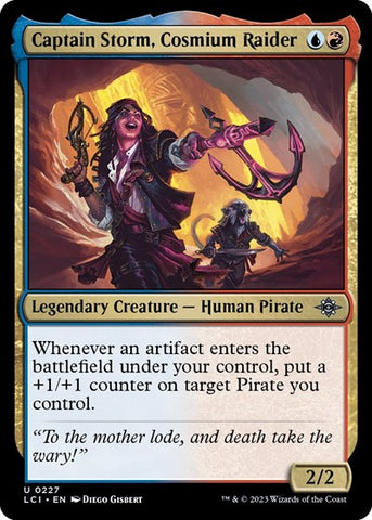 Captain Storm, Cosmium Raider (The Lost Caverns of Ixalan) Near Mint Foil